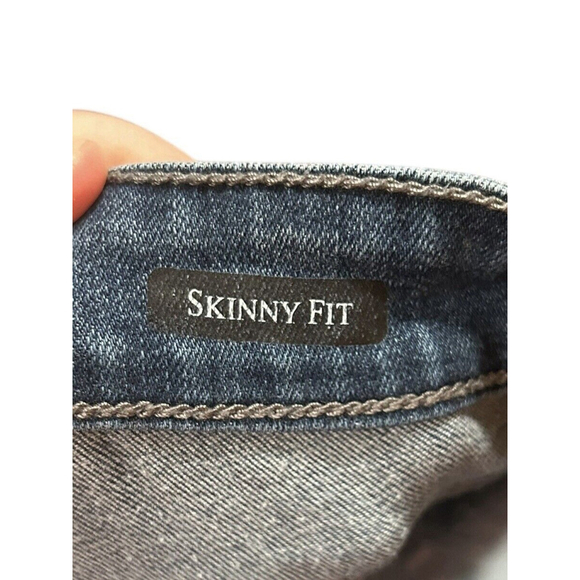 Judy‎ Blue Jeans Womens 5/27 Blue Skinny Fit Stretch Mid Rise Distressed (27x27) - Picture 4 of 9